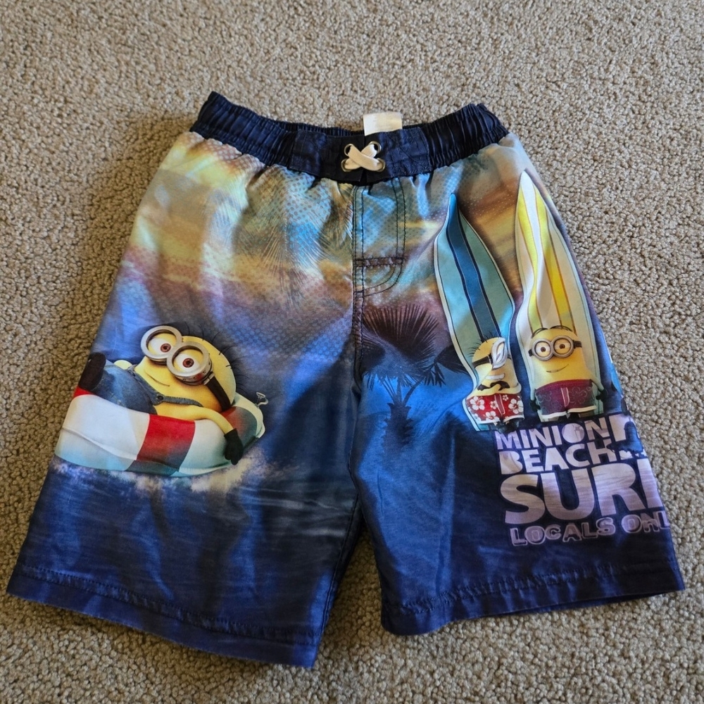 Minions Boys Beach Trunks Size 6